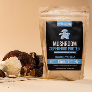 Wisdom Superfood Flavor Bundle: Dark Chocolate & French Vanilla with 15g Protein Per Serving